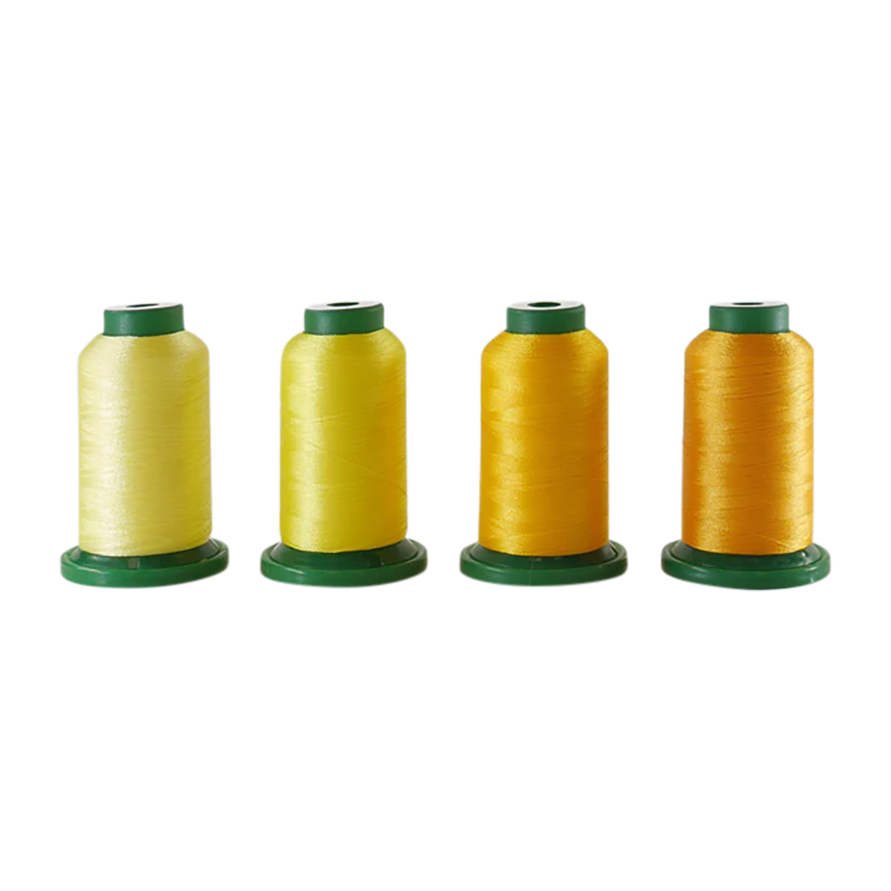 Exquisite by DIME Designs in Machine Embroidery - 4-Spool Thread Quartet Assortment - Useful Yellows